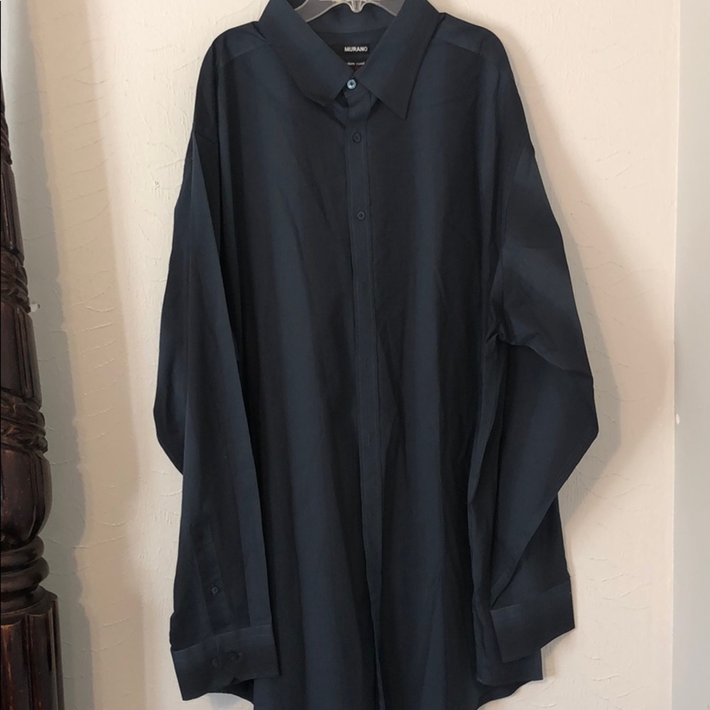 Long sleeve big and tall button down shirt